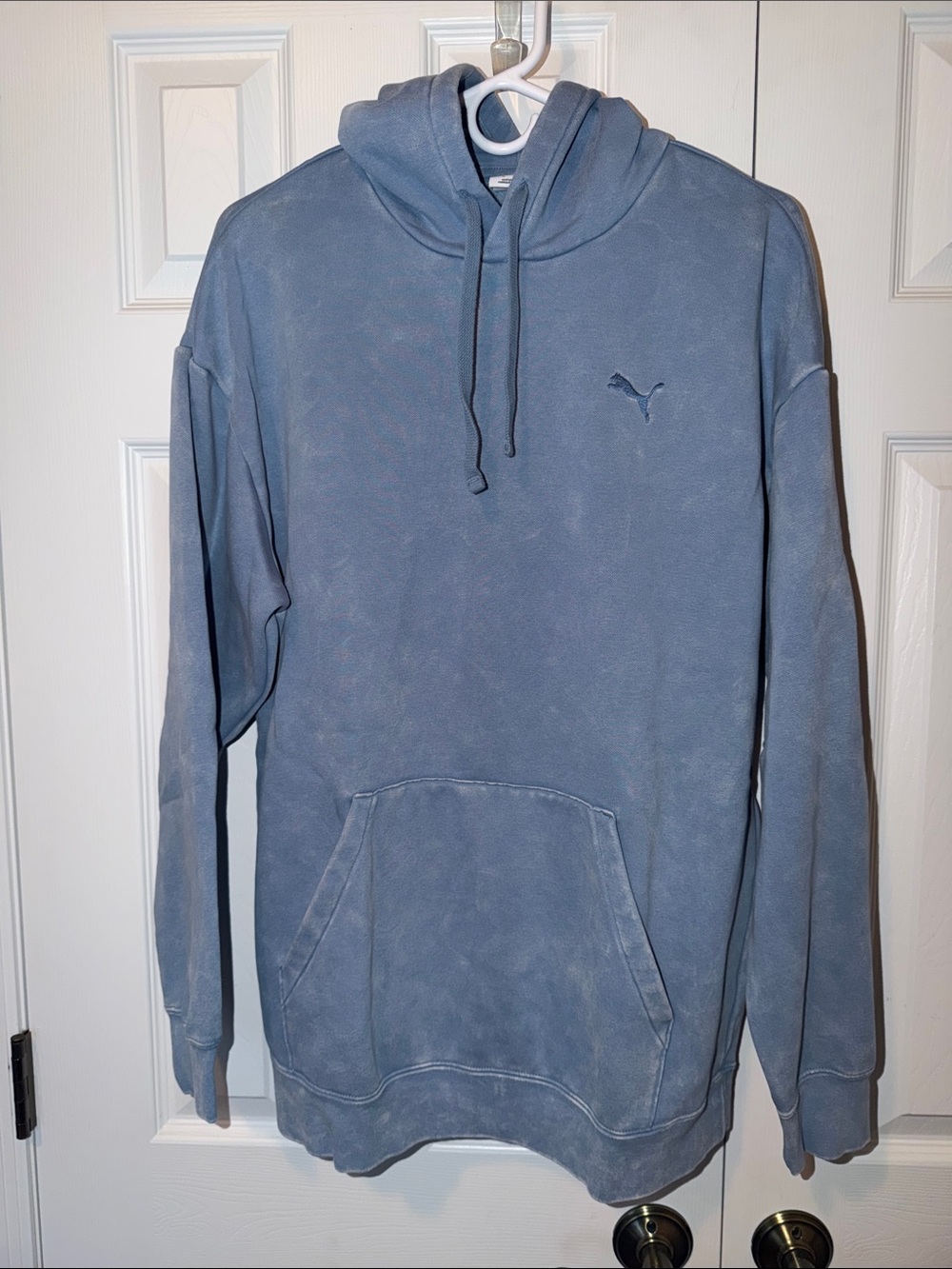 Puma Men's Washed Slate Blue Pullover Hoodie